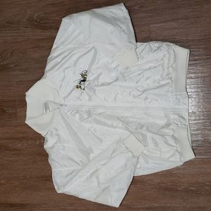 (M) Vintage Embroidered Charlie Brown's Snoopy Bomber Jacket Retro 80s 90s